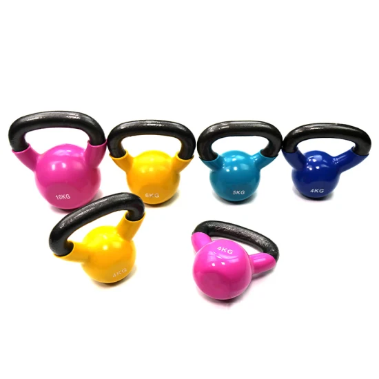 Venda quente de Kettlebells de imersão revestidos de PVC