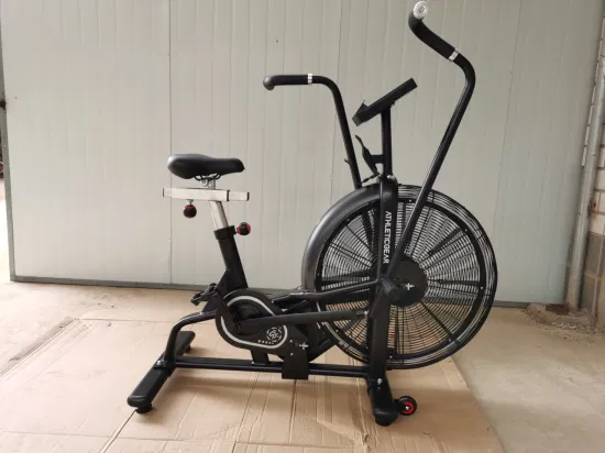 Máquina de treino de brotamento de corpo de bicicleta de ar, equipamento de cardio, fitness, academia, bicicleta de ar